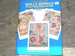24 COLORFUL DOLLY DINGLE PLAYTIME READY TO MAIL POSTCARDS BOOK